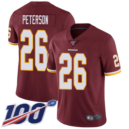 Washington Redskins Limited Burgundy Red Men Adrian Peterson Home Jersey NFL Football 26 100th